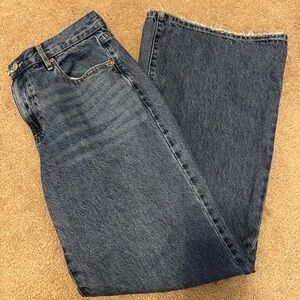 pacsun low waist wide jeans
